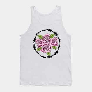 Pink Roses Tank Top